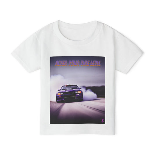 SLIDE PURPLE ALTER YOUR TIRE LEVEL Heavy Cotton™ Toddler T-shirt