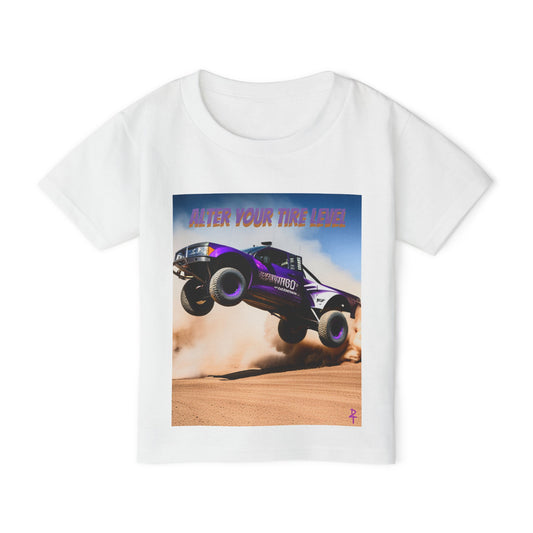 PURPLE ALTER YOUR TIRE LEVEL Heavy Cotton™ Toddler T-shirt