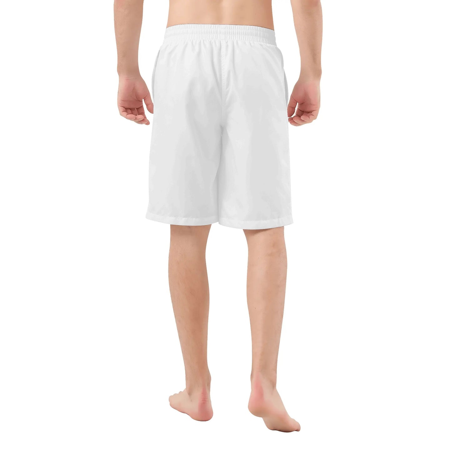 CLEAN BROWN LOGOED SHORTS