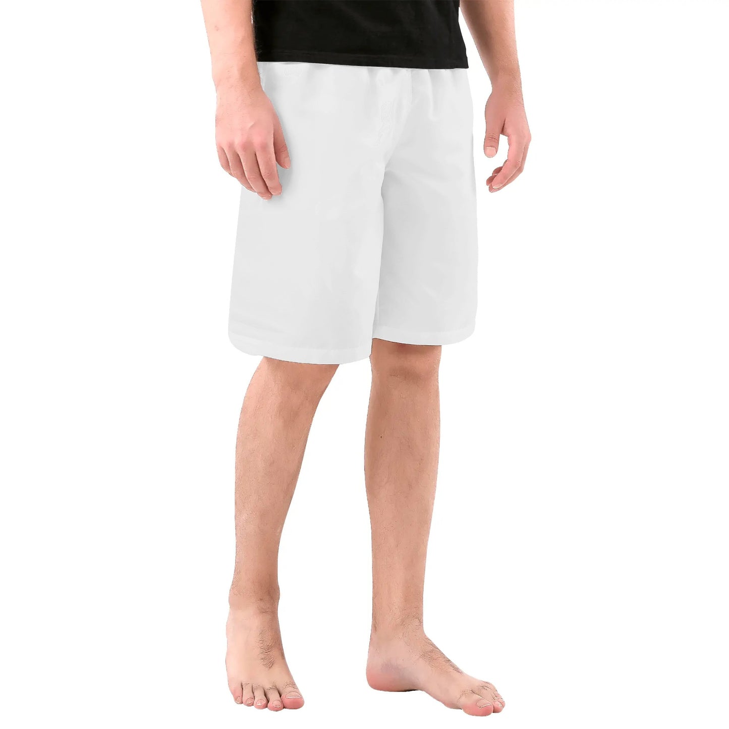 CLEAN BROWN LOGOED SHORTS