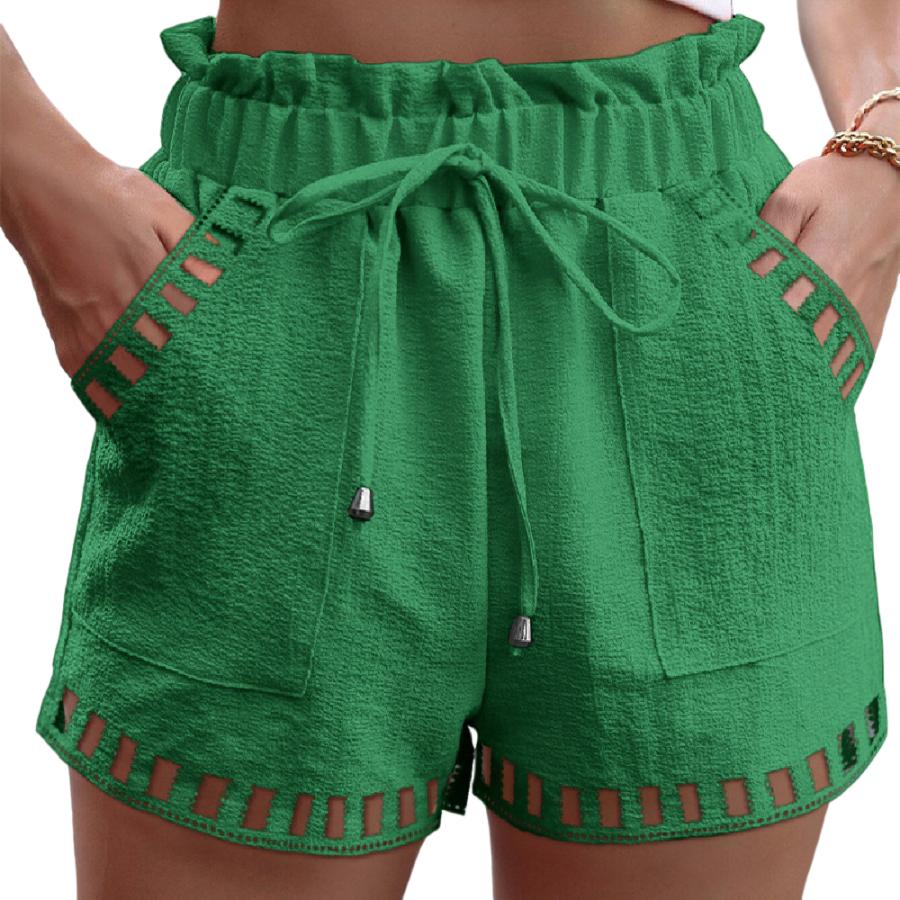 LACED SHORTS WITH POCKETS