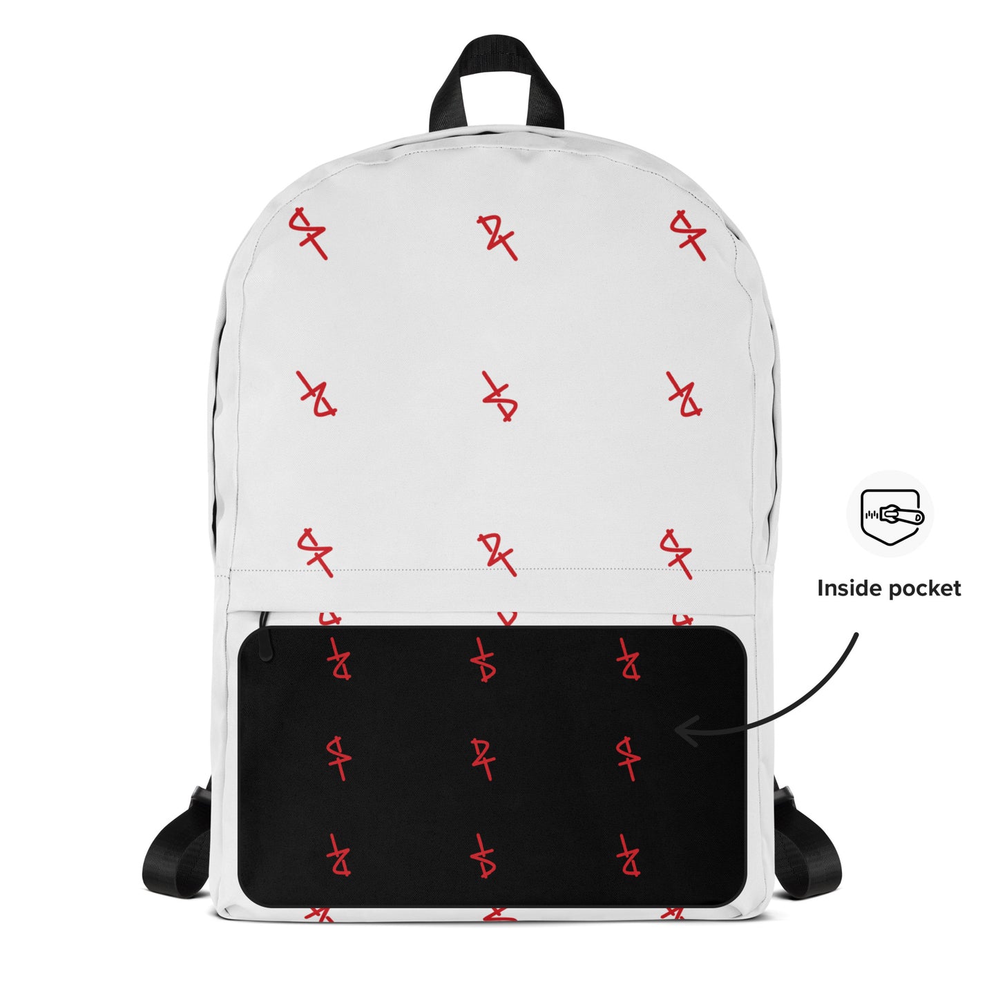 RED LOGOED BACKPACK
